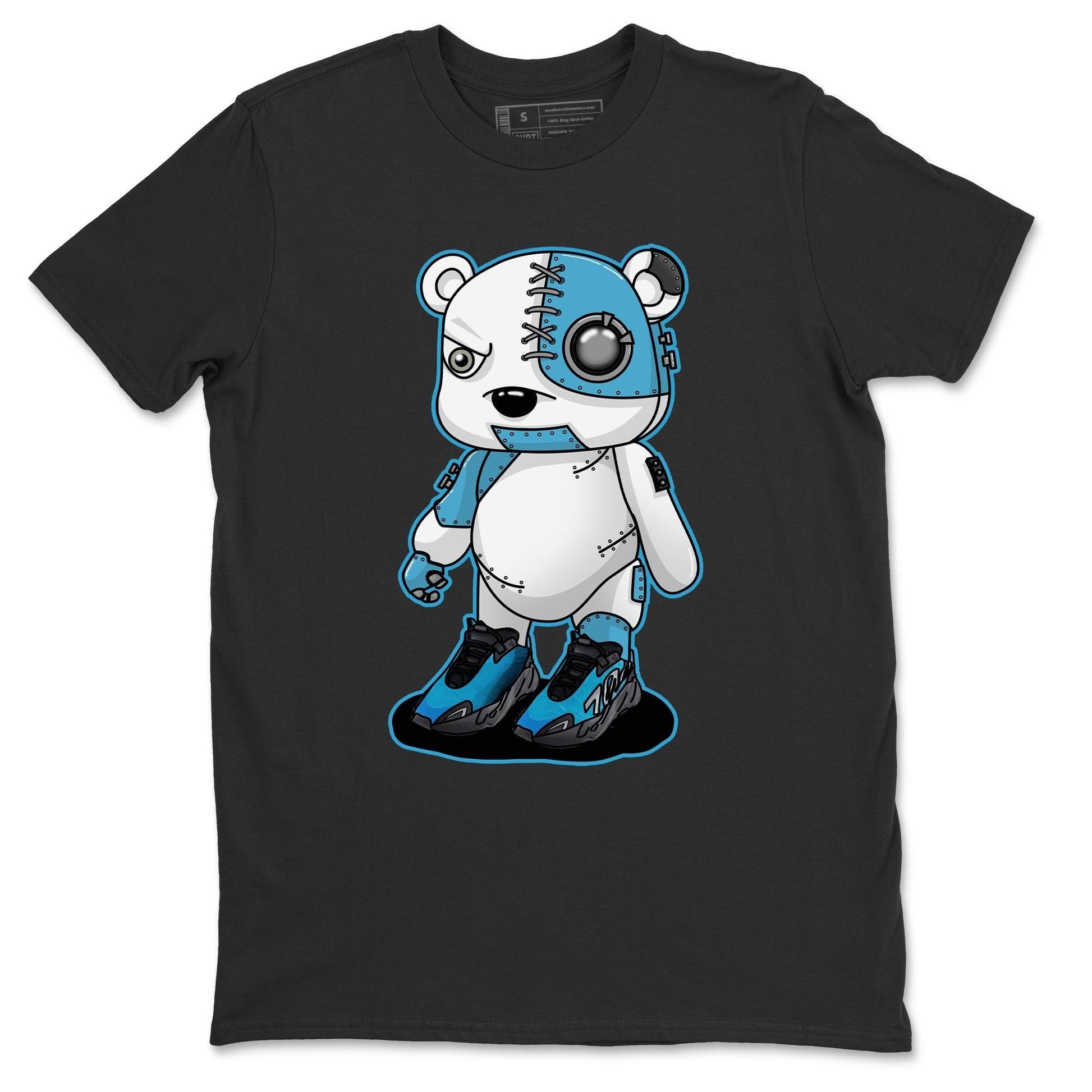 Yeezy 700 Bright Cyan Sneaker Match Tees Cyborg Bear Sneaker Tees Yeezy 700 Bright Cyan Sneaker Release Tees Unisex Shirts
