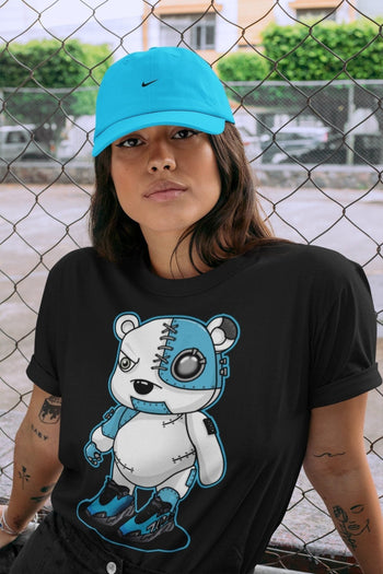 Yeezy 700 Bright Cyan Sneaker Match Tees Cyborg Bear Sneaker Tees Yeezy 700 Bright Cyan Sneaker Release Tees Unisex Shirts