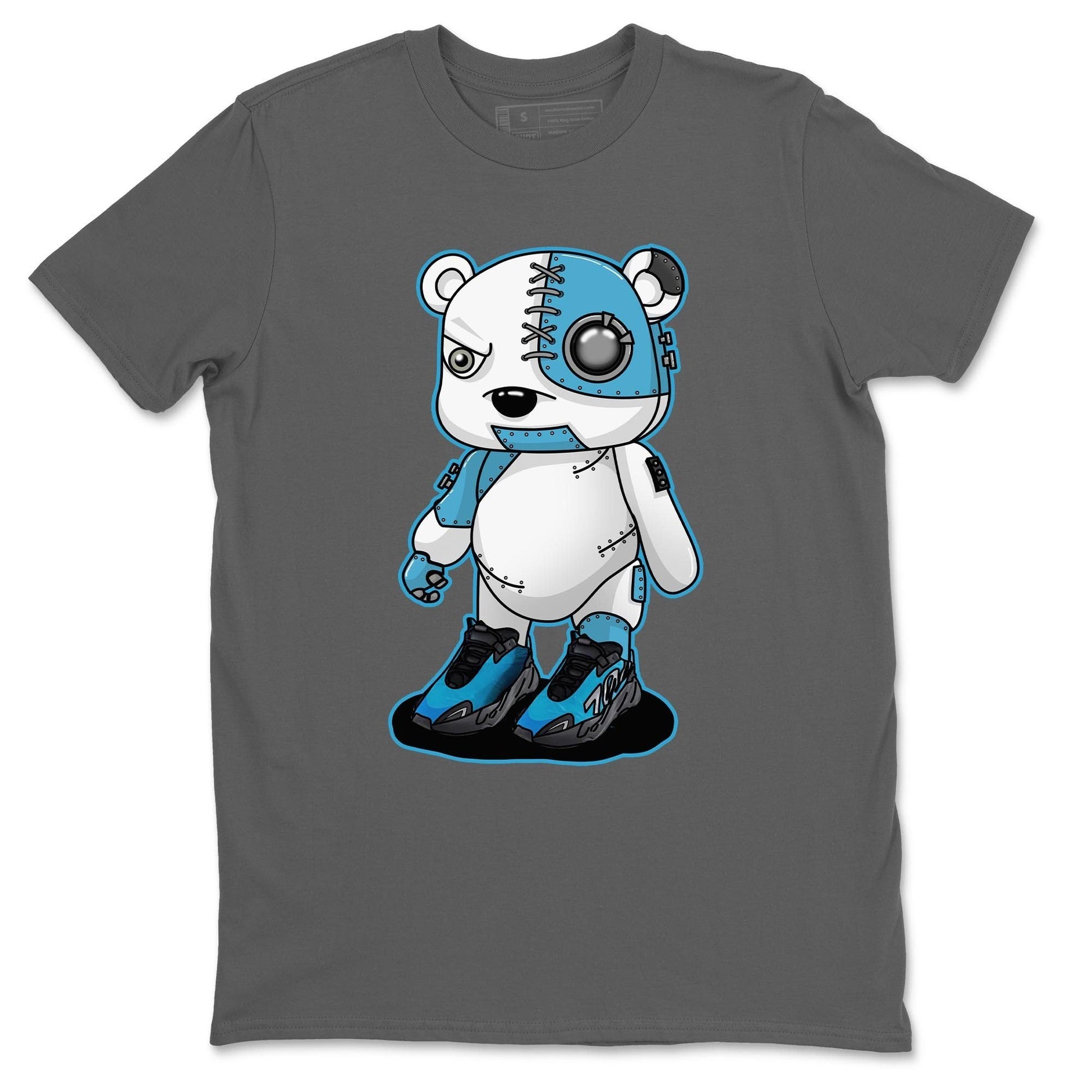 Yeezy 700 Bright Cyan Sneaker Match Tees Cyborg Bear Sneaker Tees Yeezy 700 Bright Cyan Sneaker Release Tees Unisex Shirts