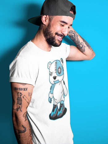 Yeezy 700 Bright Cyan Sneaker Match Tees Cyborg Bear Sneaker Tees Yeezy 700 Bright Cyan Sneaker Release Tees Unisex Shirts