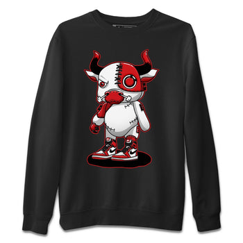 Jordan 1 lost & found Sneaker Match Tees Cyborg Bull Sneaker Tees Jordan 1 lost & found Sneaker Release Tees Unisex Shirts