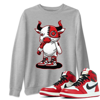 Jordan 1 lost & found Sneaker Match Tees Cyborg Bull Sneaker Tees Jordan 1 lost & found Sneaker Release Tees Unisex Shirts