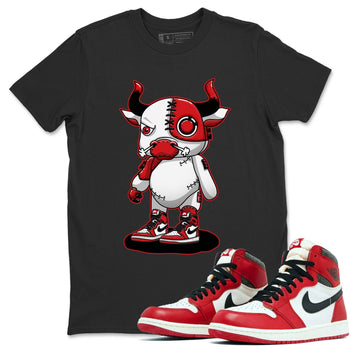 Jordan 1 lost & found Sneaker Match Tees Cyborg Bull Sneaker Tees Jordan 1 lost & found Sneaker Release Tees Unisex Shirts
