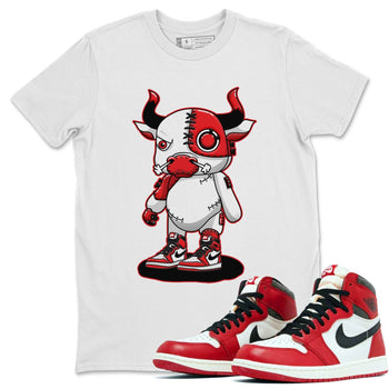 Jordan 1 lost & found Sneaker Match Tees Cyborg Bull Sneaker Tees Jordan 1 lost & found Sneaker Release Tees Unisex Shirts