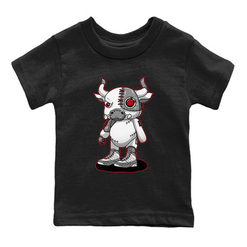Jordan 9 Fire Red Sneaker Match Tees Cyborg Bull Sneaker Tees Jordan 9 Fire Red Sneaker Release Tees Kids Shirts