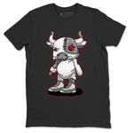 Jordan 9 Fire Red Sneaker Match Tees Cyborg Bull Sneaker Tees Jordan 9 Fire Red Sneaker Release Tees Unisex Shirts