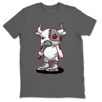 Jordan 9 Fire Red Sneaker Match Tees Cyborg Bull Sneaker Tees Jordan 9 Fire Red Sneaker Release Tees Unisex Shirts