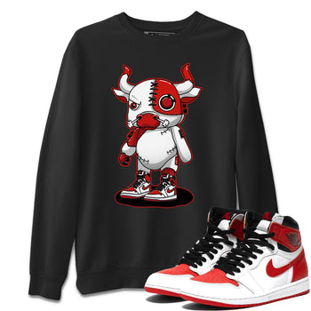 Jordan 1 Heritage Sneaker Match Tees Cyborg Bull Sneaker Tees Jordan 1 Heritage Sneaker Release Tees Unisex Shirts