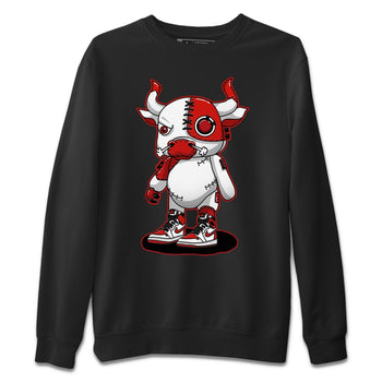 Jordan 1 Heritage Sneaker Match Tees Cyborg Bull Sneaker Tees Jordan 1 Heritage Sneaker Release Tees Unisex Shirts