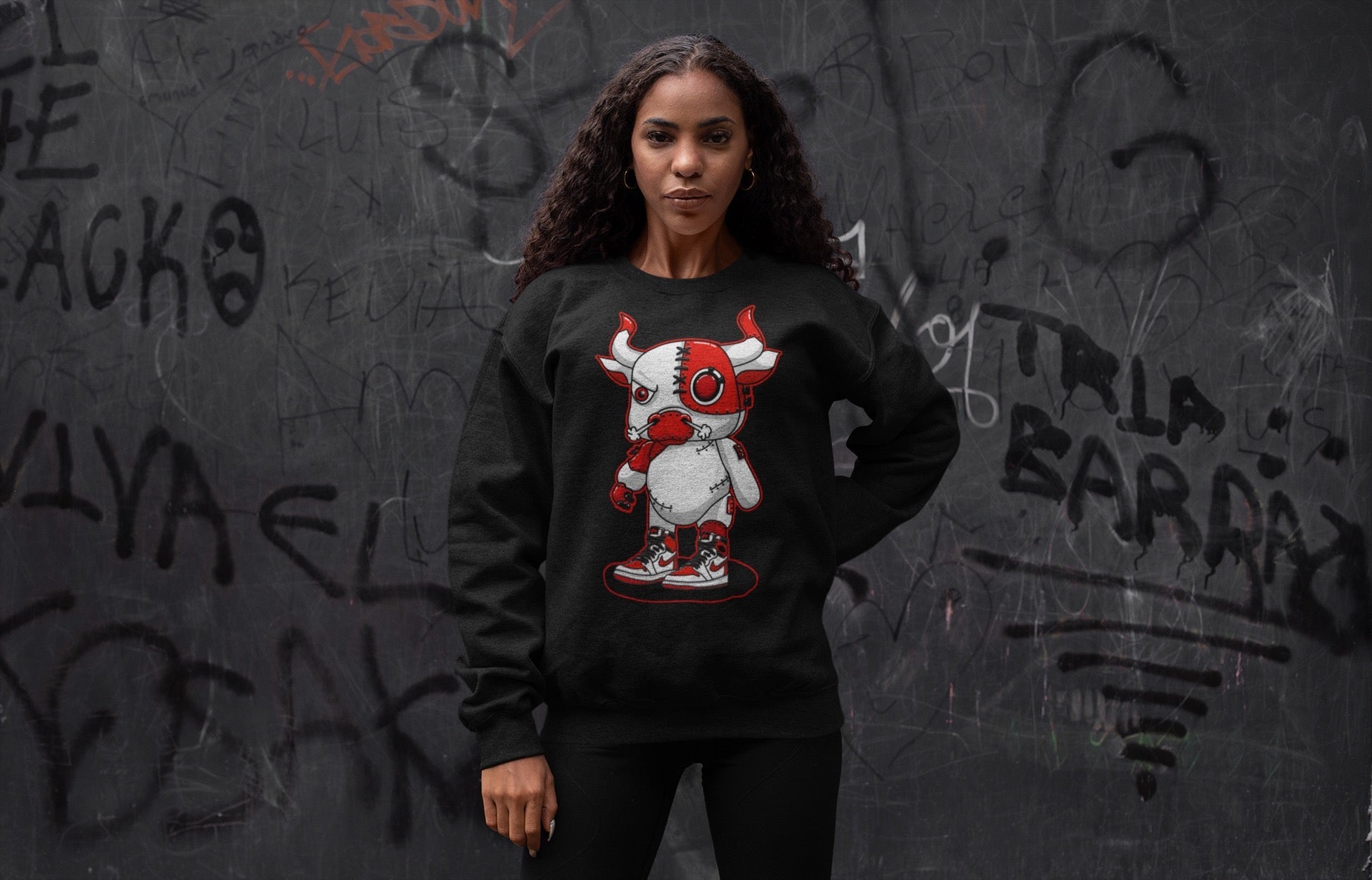 Jordan 1 Heritage Sneaker Match Tees Cyborg Bull Sneaker Tees Jordan 1 Heritage Sneaker Release Tees Unisex Shirts