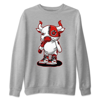 Jordan 1 Heritage Sneaker Match Tees Cyborg Bull Sneaker Tees Jordan 1 Heritage Sneaker Release Tees Unisex Shirts