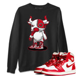 Jordan 1 Newstalgia Sneaker Match Tees Cyborg Bull Sneaker Tees Jordan 1 Newstalgia Sneaker Release Tees Unisex Shirts