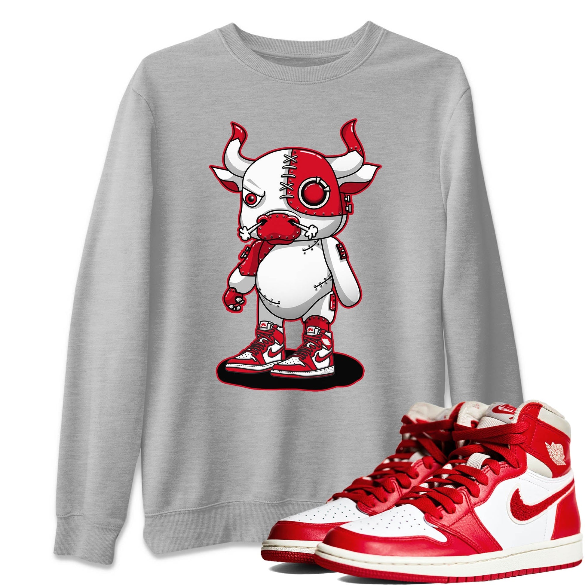 Jordan 1 Newstalgia Sneaker Match Tees Cyborg Bull Sneaker Tees Jordan 1 Newstalgia Sneaker Release Tees Unisex Shirts