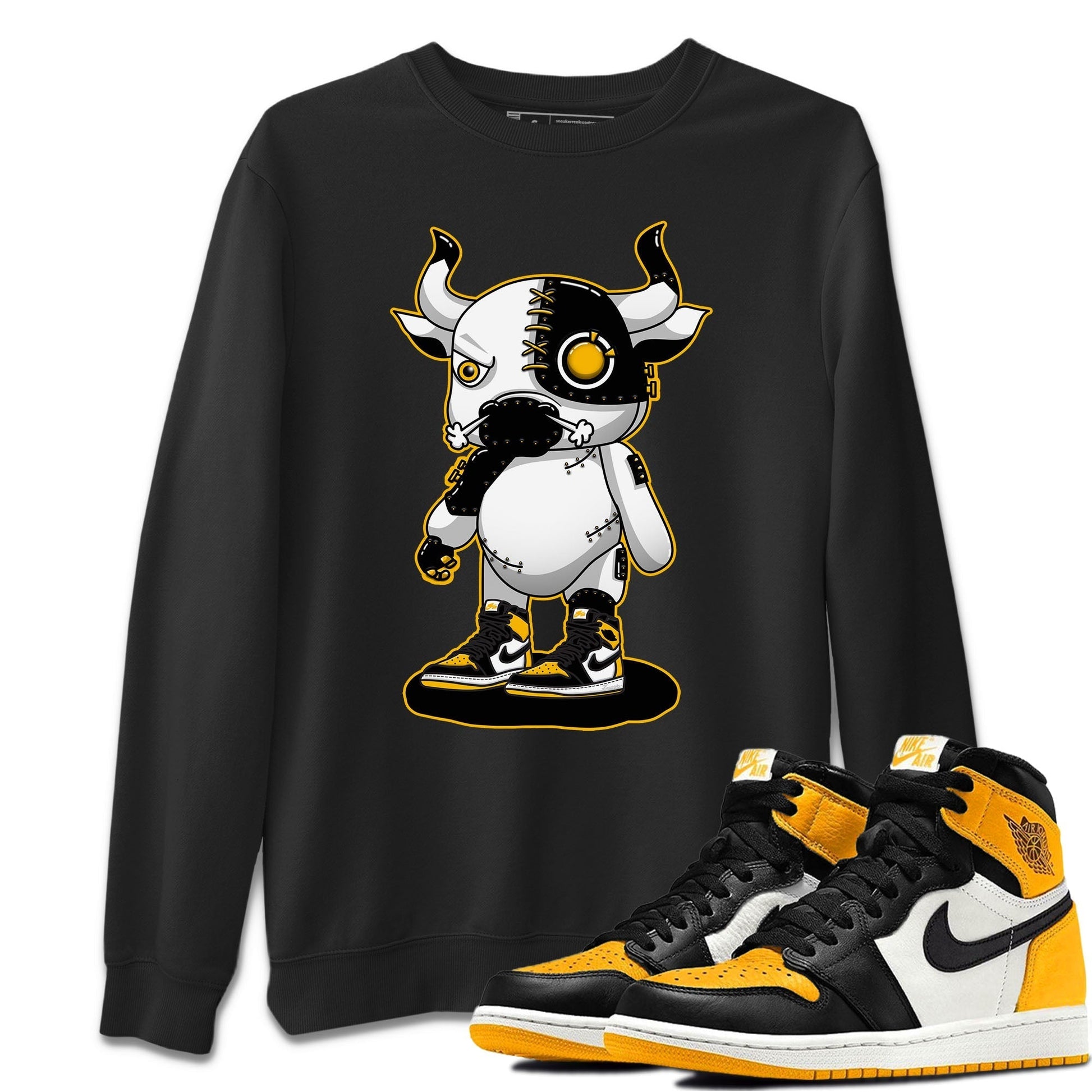 Jordan 1 Taxi Sneaker Match Tees Cyborg Bull Sneaker Tees Jordan 1 Taxi Sneaker Release Tees Unisex Shirts
