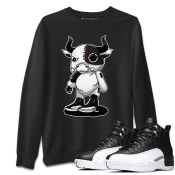 Jordan 12 Playoffs Sneaker Match Tees Cyborg Bull Sneaker Tees Jordan 12 Playoffs Sneaker Release Tees Unisex Shirts