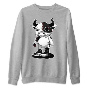 Jordan 12 Playoffs Sneaker Match Tees Cyborg Bull Sneaker Tees Jordan 12 Playoffs Sneaker Release Tees Unisex Shirts