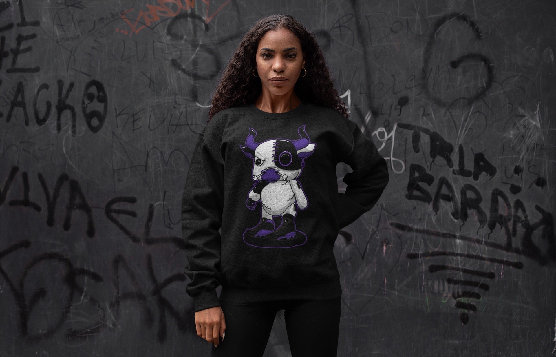 Jordan 13 Court Purple Sneaker Match Tees Cyborg Bull Sneaker Tees Jordan 13 Court Purple Sneaker Release Tees Unisex Shirts