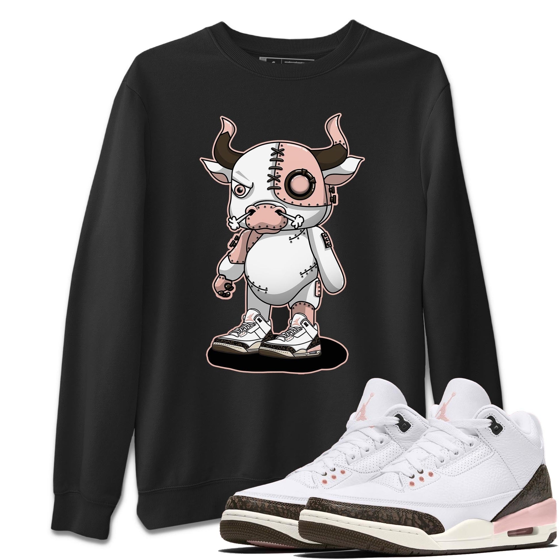 Jordan 3 Atmosphere Sneaker Match Tees Cyborg Bull Sneaker Tees Jordan 3 Atmosphere Sneaker Release Tees Unisex Shirts