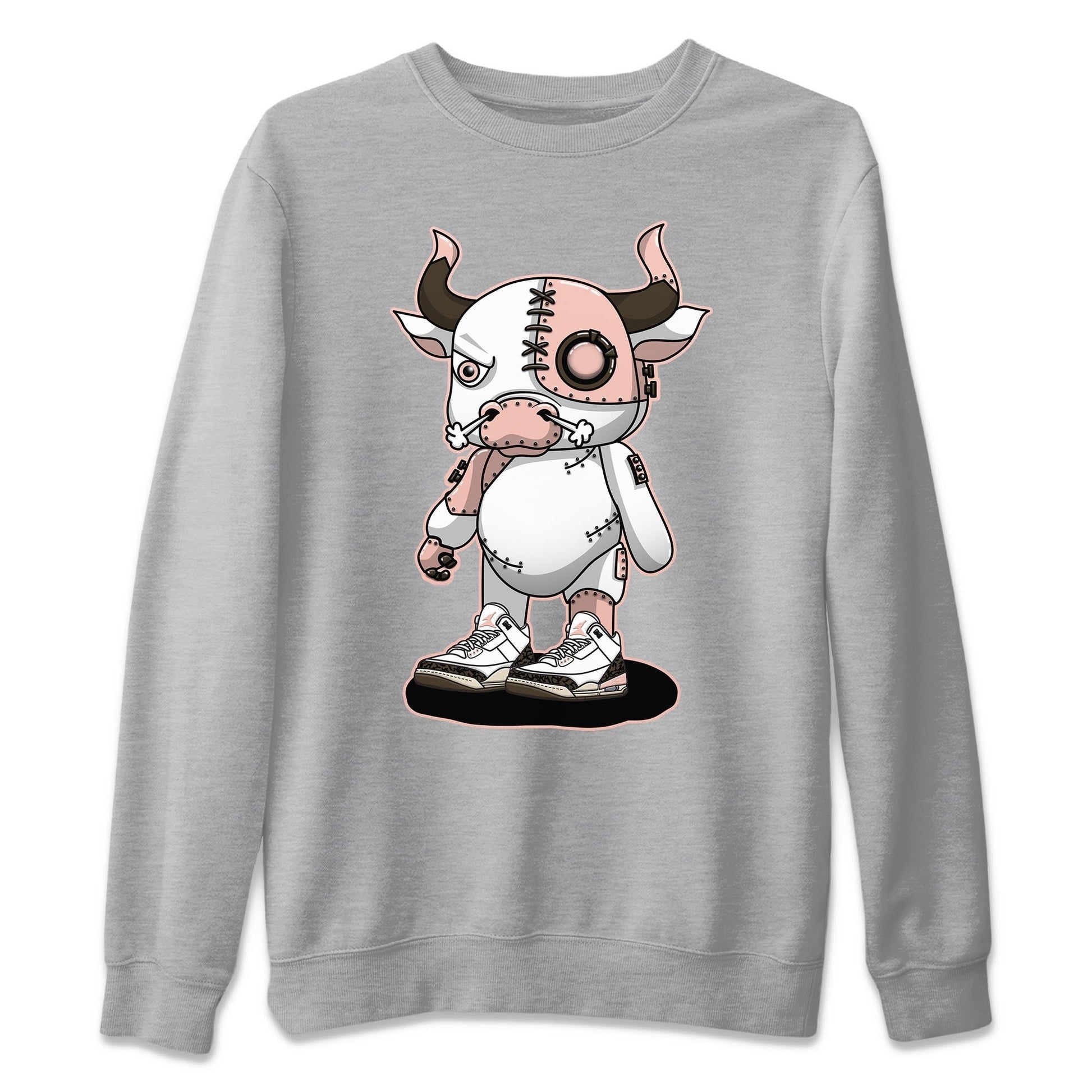 Jordan 3 Atmosphere Sneaker Match Tees Cyborg Bull Sneaker Tees Jordan 3 Atmosphere Sneaker Release Tees Unisex Shirts