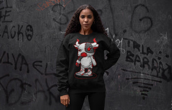 Jordan 3 Fire Red Sneaker Match Tees Cyborg Bull Sneaker Tees Jordan 3 Fire Red Sneaker Release Tees Unisex Shirts