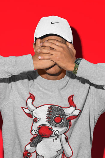 Jordan 3 Fire Red Sneaker Match Tees Cyborg Bull Sneaker Tees Jordan 3 Fire Red Sneaker Release Tees Unisex Shirts