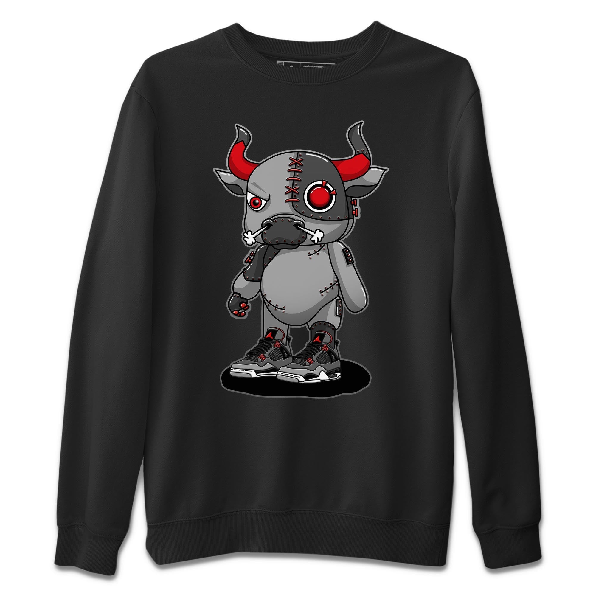 Jordan 4 Infrared Sneaker Match Tees Cyborg Bull Sneaker Tees Jordan 4 Infrared Sneaker Release Tees Unisex Shirts