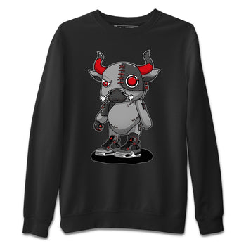 Jordan 4 Infrared Sneaker Match Tees Cyborg Bull Sneaker Tees Jordan 4 Infrared Sneaker Release Tees Unisex Shirts