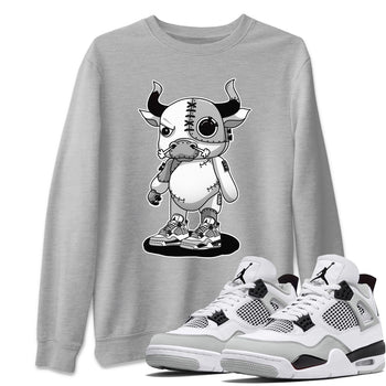 Jordan 4 Military Black Sneaker Match Tees Cyborg Bull Sneaker Tees Jordan 4 Military Black Sneaker Release Tees Unisex Shirts