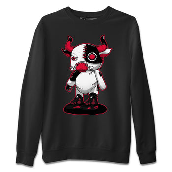 Jordan 4 Red Thunder Sneaker Match Tees Cyborg Bull Sneaker Tees Jordan 4 Red Thunder Sneaker Release Tees Unisex Shirts