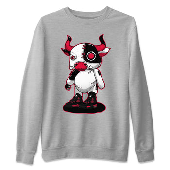 Jordan 4 Red Thunder Sneaker Match Tees Cyborg Bull Sneaker Tees Jordan 4 Red Thunder Sneaker Release Tees Unisex Shirts