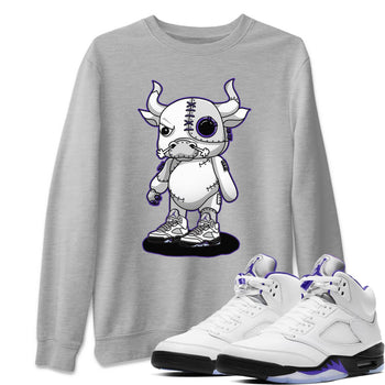 Jordan 5 Concord Sneaker Match Tees Cyborg Bull Sneaker Tees Jordan 5 Concord Sneaker Release Tees Unisex Shirts
