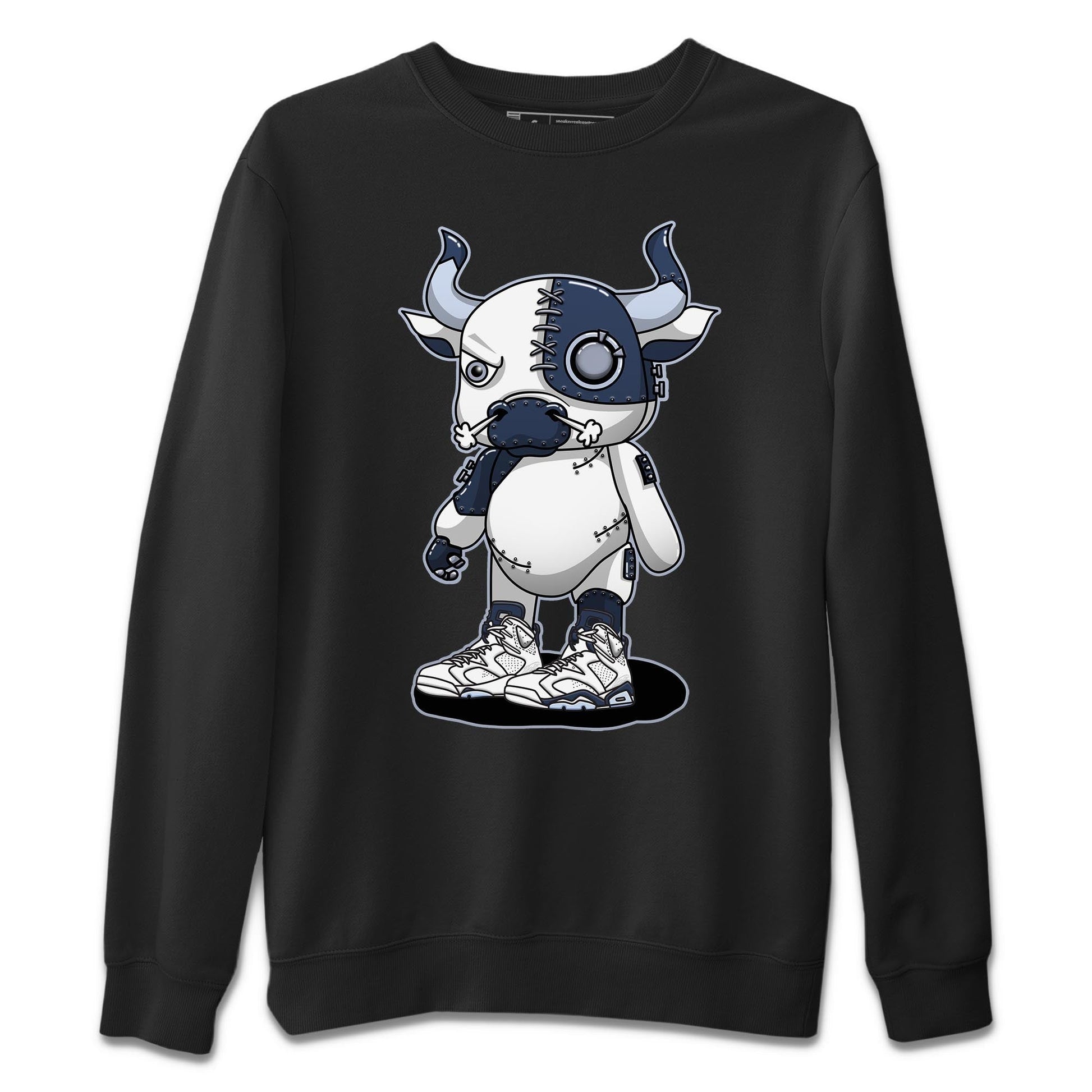 Jordan 6 Midnight Navy Sneaker Match Tees Cyborg Bull Sneaker Tees Jordan 6 Midnight Navy Sneaker Release Tees Unisex Shirts