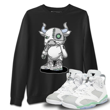 Jordan 6 Mint Foam Sneaker Match Tees Cyborg Bull Sneaker Tees Jordan 6 Mint Foam Sneaker Release Tees Unisex Shirts