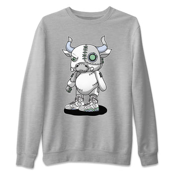 Jordan 6 Mint Foam Sneaker Match Tees Cyborg Bull Sneaker Tees Jordan 6 Mint Foam Sneaker Release Tees Unisex Shirts