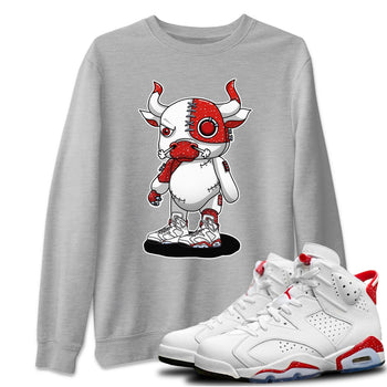Jordan 6 Red Velvet Cookies Sneaker Match Tees Cyborg Bull Sneaker Tees Jordan 6 Red Velvet Cookies Sneaker Release Tees Unisex Shirts