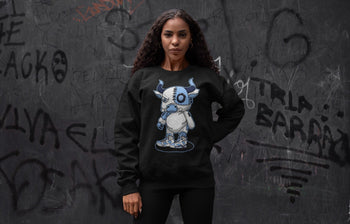 Jordan 6 UNC Sneaker Match Tees Cyborg Bull Sneaker Tees Jordan 6 UNC Sneaker Release Tees Unisex Shirts