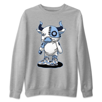 Jordan 6 UNC Sneaker Match Tees Cyborg Bull Sneaker Tees Jordan 6 UNC Sneaker Release Tees Unisex Shirts
