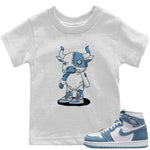 Jordan 1 Denim Sneaker Match Tees Cyborg Bull Sneaker Tees Jordan 1 Denim Sneaker Release Tees Kids Shirts