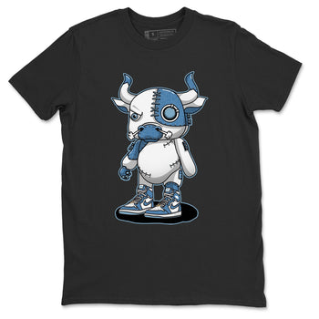 Jordan 1 Denim Sneaker Match Tees Cyborg Bull Sneaker Tees Jordan 1 Denim Sneaker Release Tees Unisex Shirts