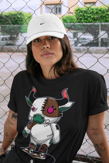 Jordan 1 Hand Crafted Sneaker Match Tees Cyborg Bull Sneaker Tees Jordan 1 Hand Crafted Sneaker Release Tees Unisex Shirts