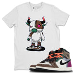 Jordan 1 Hand Crafted Sneaker Match Tees Cyborg Bull Sneaker Tees Jordan 1 Hand Crafted Sneaker Release Tees Unisex Shirts