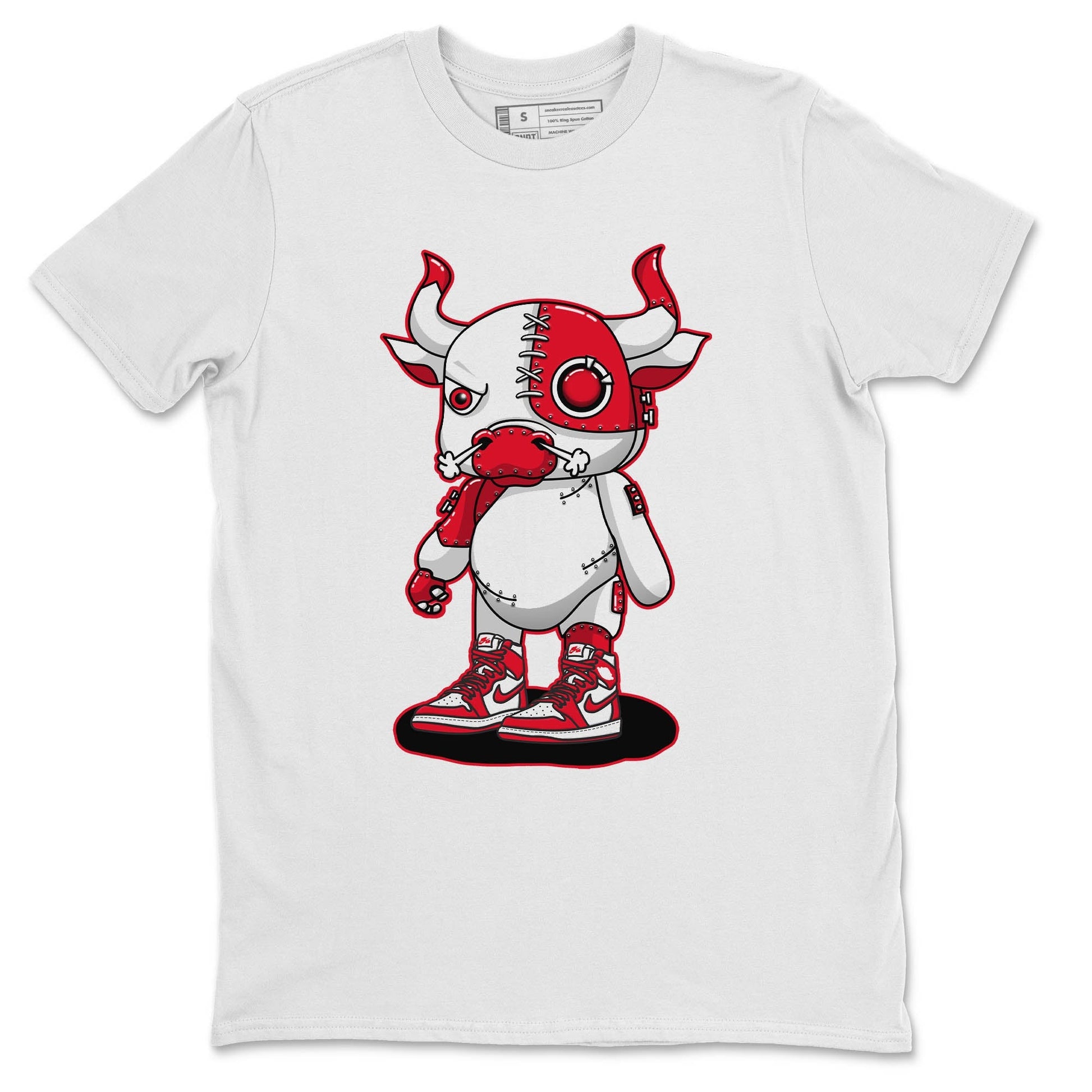 Jordan 1 Newstalgia Sneaker Match Tees Cyborg Bull Sneaker Tees Jordan 1 Newstalgia Sneaker Release Tees Unisex Shirts