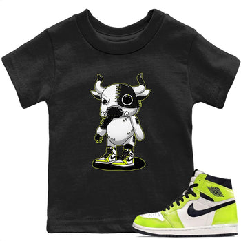 Jordan 1 Visionaire Sneaker Match Tees Cyborg Bull Sneaker Tees Jordan 1 Visionaire Sneaker Release Tees Kids Shirts