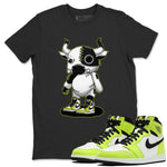 Jordan 1 Visionaire Sneaker Match Tees Cyborg Bull Sneaker Tees Jordan 1 Visionaire Sneaker Release Tees Unisex Shirts