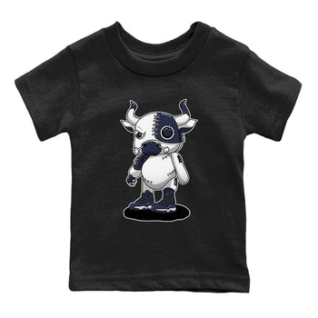 Jordan 11 Midnight Navy Sneaker Match Tees Cyborg Bull Sneaker Tees Jordan 11 Midnight Navy Sneaker Release Tees Kids Shirts