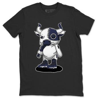 Jordan 11 Midnight Navy Sneaker Match Tees Cyborg Bull Sneaker Tees Jordan 11 Midnight Navy Sneaker Release Tees Unisex Shirts