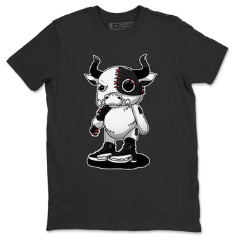 Jordan 12 Playoffs Sneaker Match Tees Cyborg Bull Sneaker Tees Jordan 12 Playoffs Sneaker Release Tees Unisex Shirts