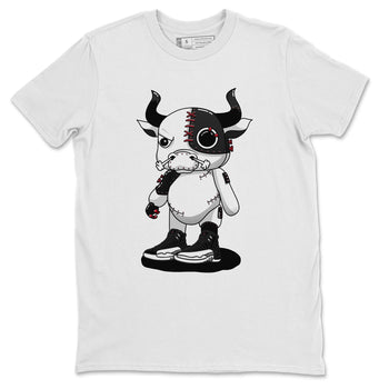 Jordan 12 Playoffs Sneaker Match Tees Cyborg Bull Sneaker Tees Jordan 12 Playoffs Sneaker Release Tees Unisex Shirts