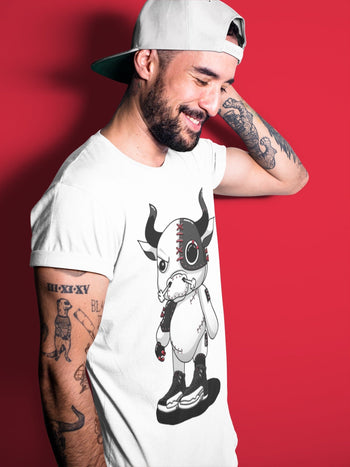 Jordan 12 Playoffs Sneaker Match Tees Cyborg Bull Sneaker Tees Jordan 12 Playoffs Sneaker Release Tees Unisex Shirts