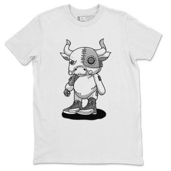 Jordan 12 Stealth Sneaker Match Tees Cyborg Bull Sneaker Tees Jordan 12 Stealth Sneaker Release Tees Unisex Shirts